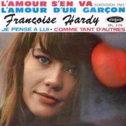 Françoise Hardy - L'amour s'en va sleeve