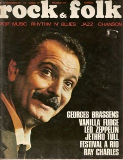 Cover of Rock & Folk magazine,
 issue 34